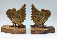 Paire de serre bronze livres