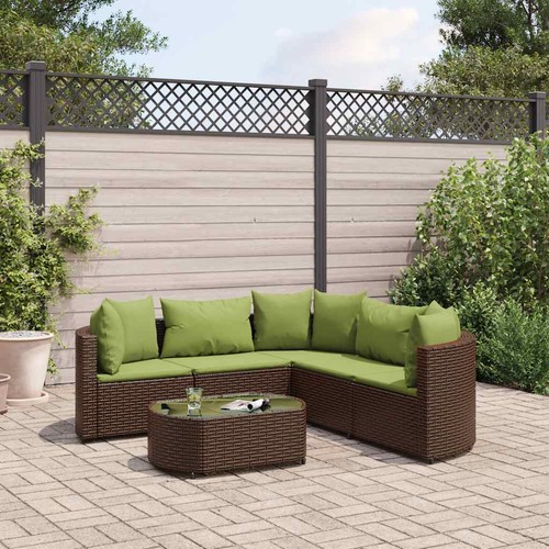 Salon jardin avec coussins - avec,