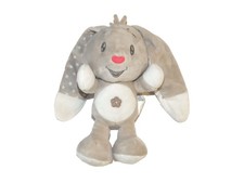 Peluche doudou Lapin gris 20