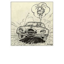 Poster affiche offset Spirou