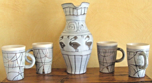 Pichet tasses céramique