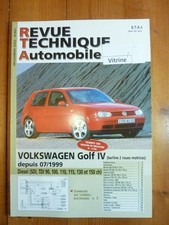 Golf IV 99- Revue Technique Volkswagen