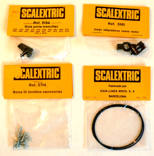 Scalextrix 4 pochettes - ,