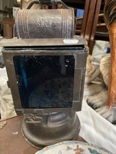 2 LAMPE SNCF/LANTERNE TOUTE LAITON/LOCOMOTIVE/CHEMINOT/GARE/FANAL/RAIL