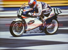 Dominique SARRON Grand Prix France 1986 HONDA RS 250 Photo Originale Moto #0330