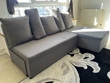 Canapé d'angle convertible avec coffre - excellent état