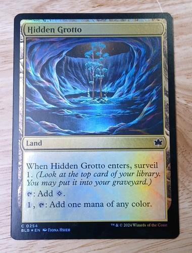 Mtg hidden grotto foil - grotto,