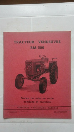Notice conduite entretien - conduite,