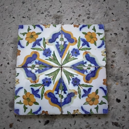 Anciens carreaux faience - faience, de