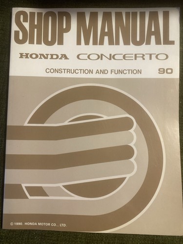 Honda shop manual - honda,
