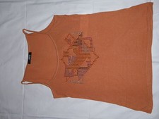 Débardeur Saumon "Strass Métalliques" Morgan - L 