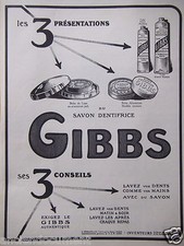 PUBLICITÉ 1919 SAVON