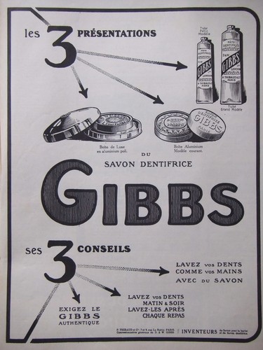 Publicité 1919 savon - publicitÉ,