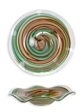 Une coupe à fruits en verre réplique design rétro décoration