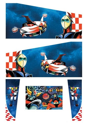 Stickers goldorak modèle - modèle, 1
