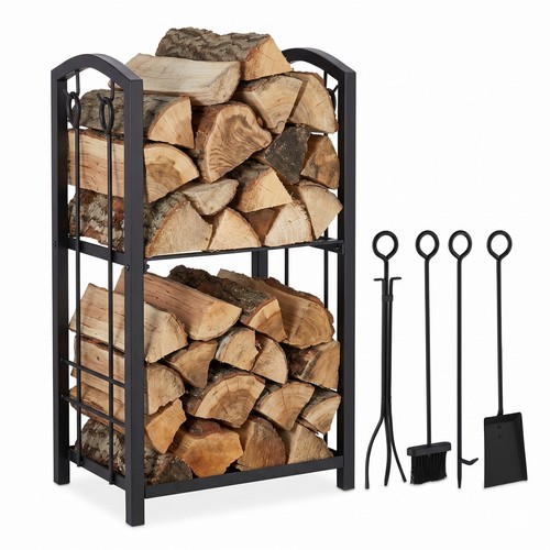 Etagère cheminée avec