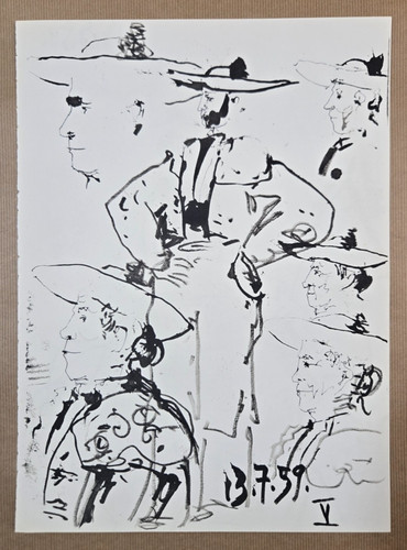 Lithographie noir blanc - et,