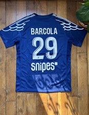 Maillot De Foot PSG Fourth Manche Courte Short Sleeve Floqué Barcola. Taille L