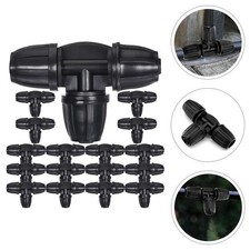  20 Pcs Irrigation Tube Barbed Tee Raccord Tuyau Raccords De Tuyaux