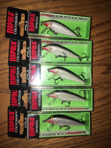 Rapala countdown lot of 5 - countdown,