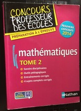 Mathématiques Tome 2  (CRPE)