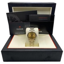 Tudor Style 34mm Acier Doré