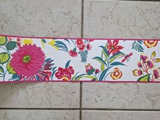 Lot de 5 rouleaux de frise papier peint K2 Cocktail Border White 5 m x 13,4 cm