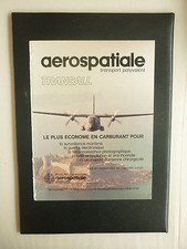 1982 PUB AEROSPATIALE AVION TRANSALL C160 TRANSPORT TACTIQUE ORIGINAL FRENCH AD