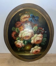 Huile Sur Bois Forme Convexe