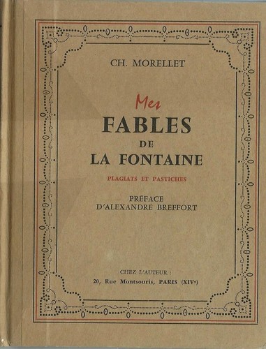 Pastiches charles morellet - charles,