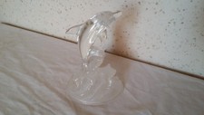 Figurine en cristal d'arc Dauphin  15,5 cm de haut 