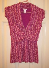 Womens CANDIES Blouse Plum