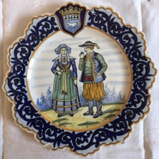 HENRIOT QUIMPER ASSIETTE