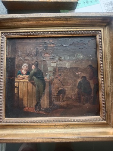 Tableau ancien scène - ancien., de