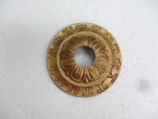 Bobèche en bronze doré pour lustre -rosace