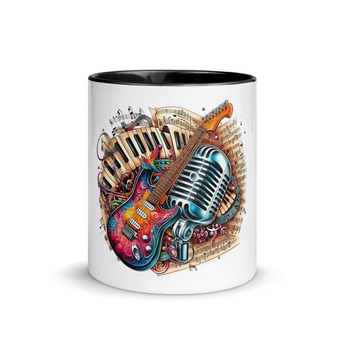 Tasse mit farbiger - , innenseite