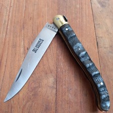 Magnifique et Grand Couteau LAGUIOLE L ABEILLE Manche en Corne D ANTILOPE 