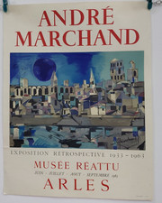 Affiche André Marchand.  1963