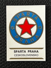 STICKER  PANINI FOOTBALL CLUBS 1975 CESCOSLOVENSKO SPARTA PRAHA # 57 ORIGINAL