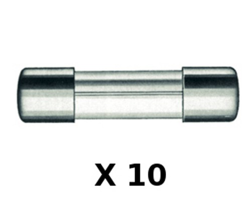 Fusibles verre 5x20 fusion - 10,