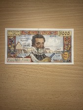 Billet 5000 Francs Cinq Milles Francs Henri IV C.26 3-10-1957