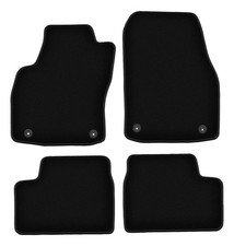 Tapis de sol en velours noir pour Opel Astra H année 2003-2010 set 4 pièces