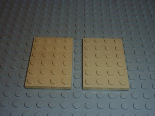 Plaques lego tan - plaques, x