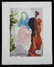 SALVADOR DALI xylographie Divine Comedie Paradie 33 SIGNEE 1964 BFK Jean Estrade