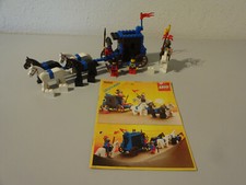 (G6) Lego 6055 Convoi de prisonniers Chevaliers Château AVEC BA 100% COMPLET ...