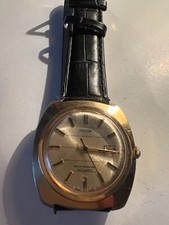 MONTRE KELTON MECANIQUE PLAQUÉE OR BOITIER COUSSIN