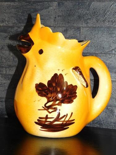 Ancien pichet coq ceramique - pichet,