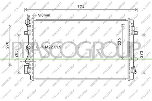 Prasco refroidisseur moteur - prasco,