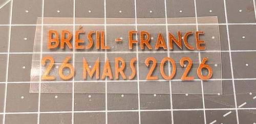 Patch détails match - brésil,
