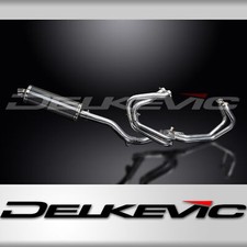 HONDA VFR800Fi 1998-2001 Echappement HAUT Complet 4-1 DECAT 350mm Ovale Carbone